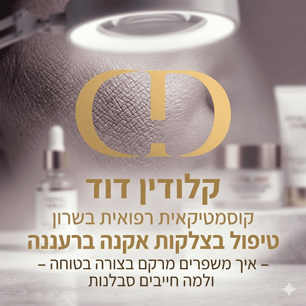 טיפול בצלקות אקנה ברעננה: קודם להבין מה המטרה