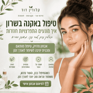 טיפול באקנה בשרון – למה אקנה חוזר בגלים ואיך לבנות תכנית יציבה שמונעת התפרצויות